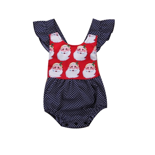 Baby Christmas Bodysuits Newborn Baby Girl Santa