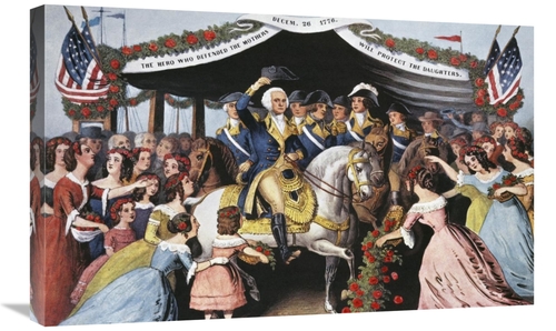 Global Gallery GCS-277225-30-142 30 in. Washingtons Reception on the B