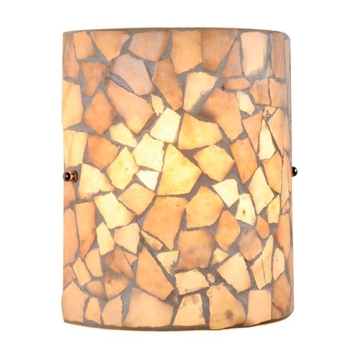 Chloe Lighting CH3C003AM08-WS1 Kai Mosaic 1 Light Indoor Wall Sconce -