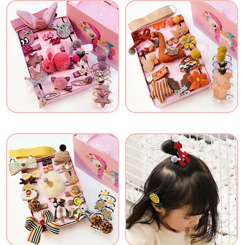 24Pcs/Sets Headwear Set Children Baby Girls