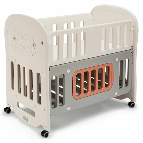 Baby Crib with Mattress and Under Storage