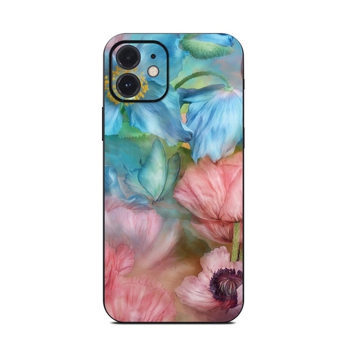 DecalGirl AIP12-POPPYGARDEN Apple iPhone 12 Skin - Poppy Garden
