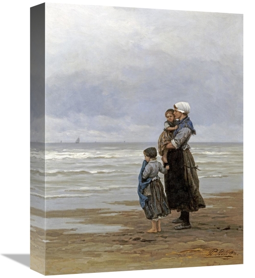 Global Gallery GCS-267988-16-142 16 in. Waiting for the Boats Art Prin