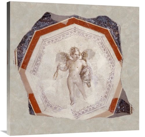 Global Gallery GCS-459936-3636-142 36 x 36 in. Fresco Depicting Cupid 