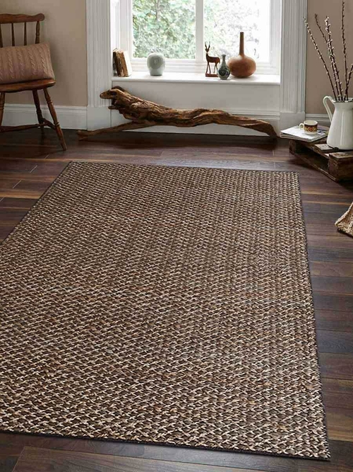 Glitzy Rugs UBSJ00024W00X04A15 8 x 10 ft. Hand Woven Jute Eco-Friendly