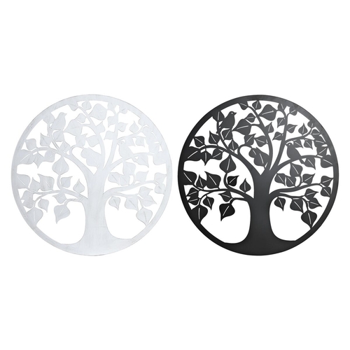 Wall Decoration DKD Home Decor 98 x 1 x 98 cm 100 x 1 x 100 cm Black
