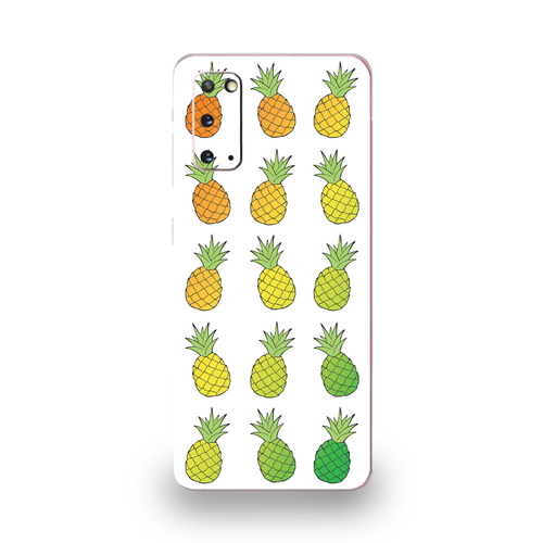 MightySkins SAGS20-Rainbow Pineapples Skin for Samsung Galaxy S20 - Ra