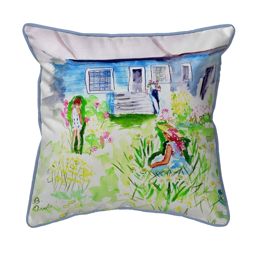 Betsy Drake HJ823 18 x 18 in. Front Yard Garden Large Pillow