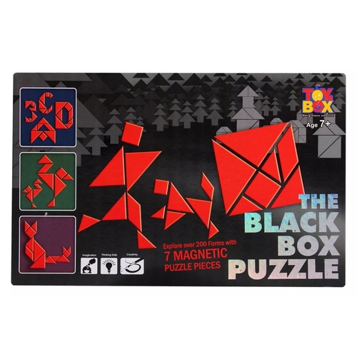 The Black Box Puzzle-7 Magnetic Puzzle Pieces