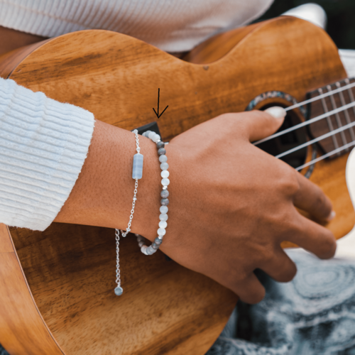 Inner Peace + Imagination 4mm Healing Bracelet