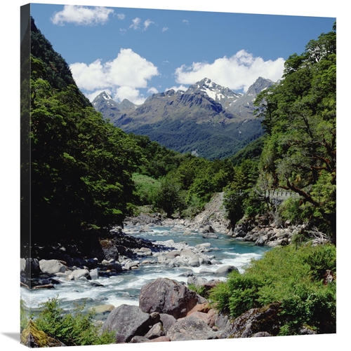 Global Gallery GCS-452466-30-142 30 in. Hollyford River & the Eyre Ran