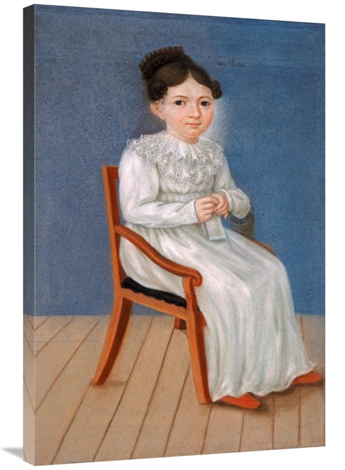 Global Gallery GCS-266238-36-142 36 in. Portrait of a Little Girl Art 