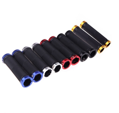 1Pair Bicycle Handlebar  bar ends lockable Rubber