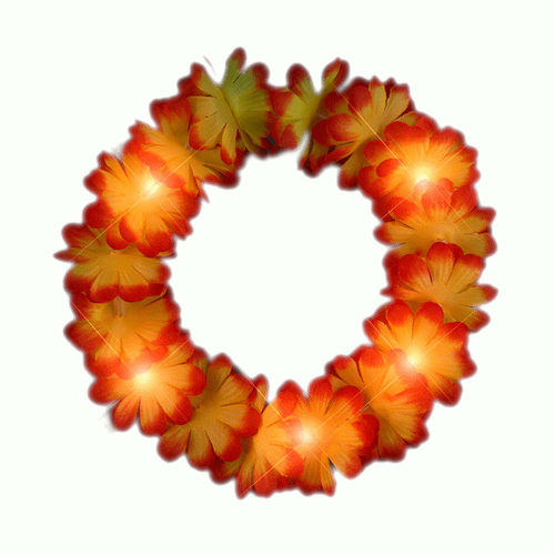 Blinkee LUFFAPKFH-OR Light Up Flashing Fall Autumn Flower Crown Headba