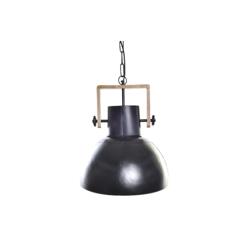 Ceiling Light DKD Home Decor Brown Black Metal Mango wood 50 W 40 x 40
