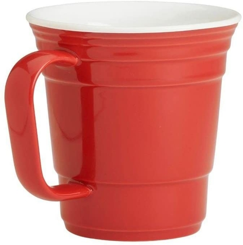 Red Cup Living Reusable Coffee Mug, 12-Ounce, Red