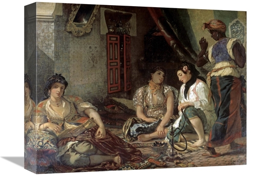 Global Gallery GCS-277358-16-142 16 in. Algerian Women in Their Apartm