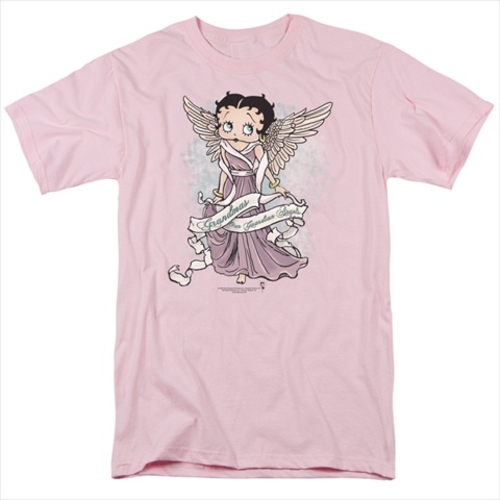 Trevco Boop-Grandma Guardian Angel - Short Sleeve Adult 18-1 Tee - Pin