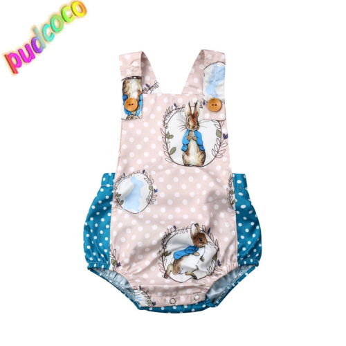 Newborn Baby Boys Girls Easter Bunny Romper