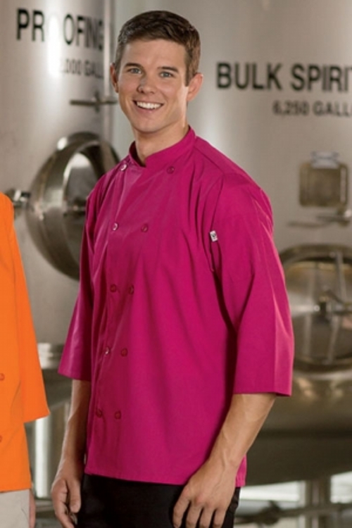 Vtex 0975-6807 Epic .75 Slv Chef Shirt Berry 3Xl