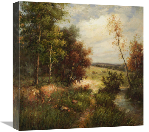 Global Gallery GCS-132501-1818-142 18 x 18 in. Meadow Trail Art Print 