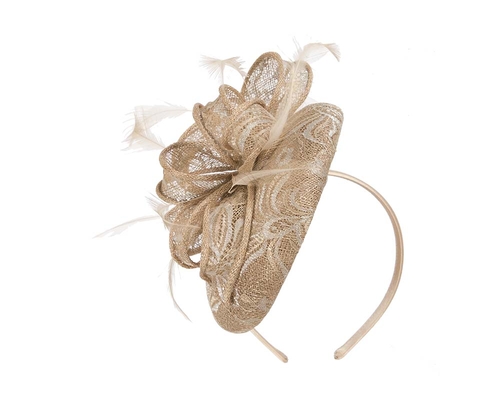 Lace covered fascinator