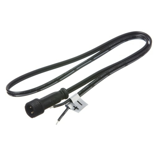 18 in. 20AWG Power Cable with Female connect, Black