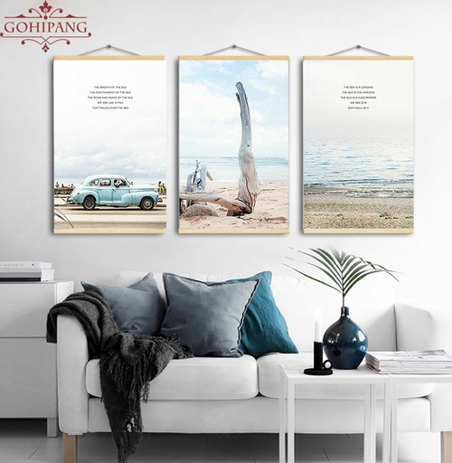 Mediterranean Sea Wall Art Posters Green