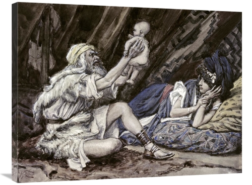 Global Gallery GCS-280228-36-142 36 in. Birth of Noah Art Print - Jame