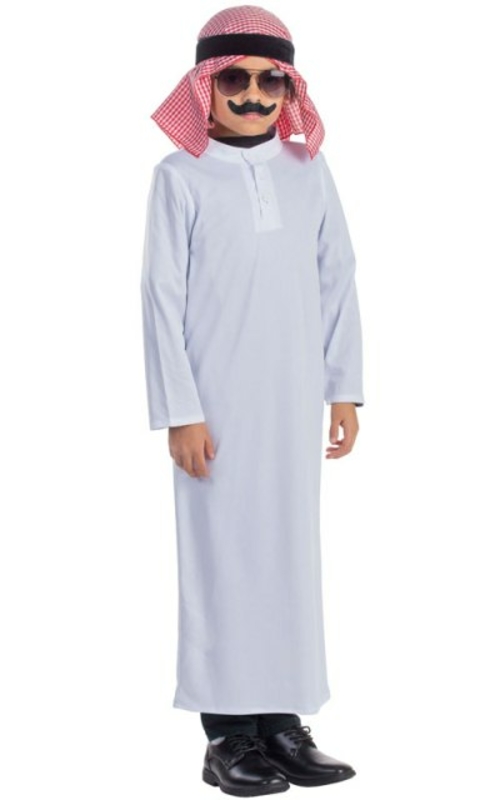 Dress Up America 783-M Arabian Sheik Boys Costume, Medium - Age 8 