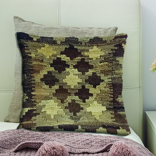 Kilim Handwoven Limed Spruce Cushion Cover