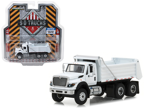 2018 International WorkStar Construction Dump Truck White S.D. Trucks