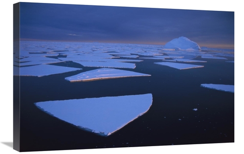 Global Gallery GCS-451553-2030-142 20 x 30 in. Broken Fast Ice Under M