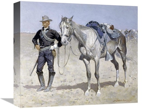 Global Gallery GCS-282717-16-142 16 in. Trooper of the Plains Art Prin