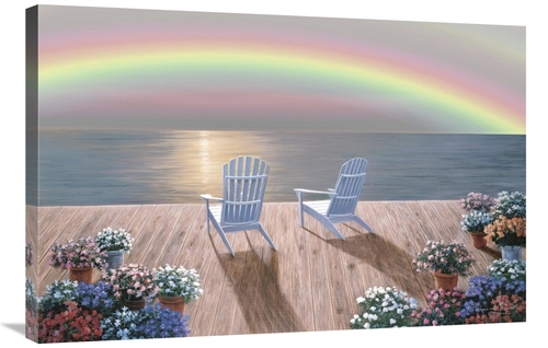 Global Gallery GCS-398707-2436-142 24 x 36 in. Rainbow Wishes Art Prin