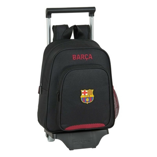 School Rucksack with Wheels 705 F.C. Barcelona Black