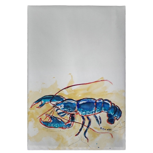 Betsy Drake GT381 Blue Lobster Guest Towel - 20 x 20 in.