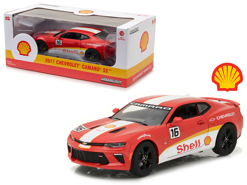 2017 Chevrolet Camaro SS Shell Oil Racing 1/24 Diecast Model Car by