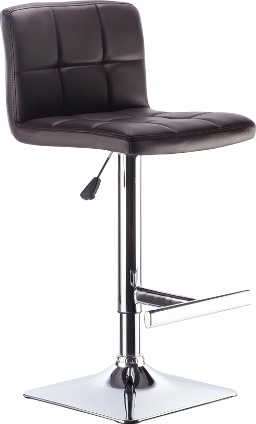 Kobe Designer Bar Stool Gas Lift Bar Stool - Chocolate
