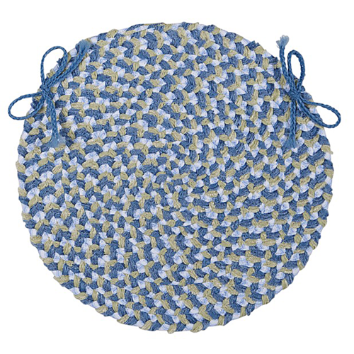 Colonial Mills BK59R060X060 5 ft. Blokburst Round Rug, Blueberry P