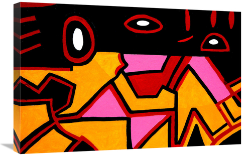 Global Gallery GCS-479175-2030-142 20 x 30 in. Abstract Fox Art Print 