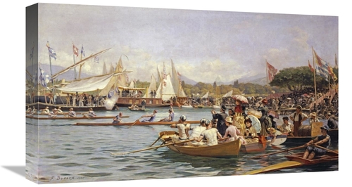 Global Gallery GCS-266242-22-142 22 in. A Regatta, Geneva Art Prin