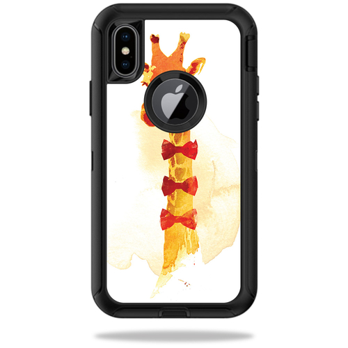 MightySkins OTDIPX-elegant giraffe Skin for Otterbox Defender iPhone X