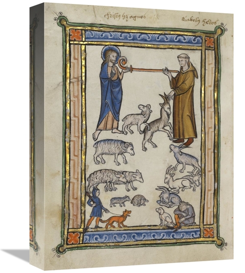 Global Gallery GCS-454750-1216-142 12 x 16 in. Bestiary of Hugo De Fou