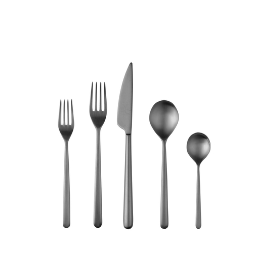 CUTLERY SET 5 PCS    LINEA ICE ORO NERO