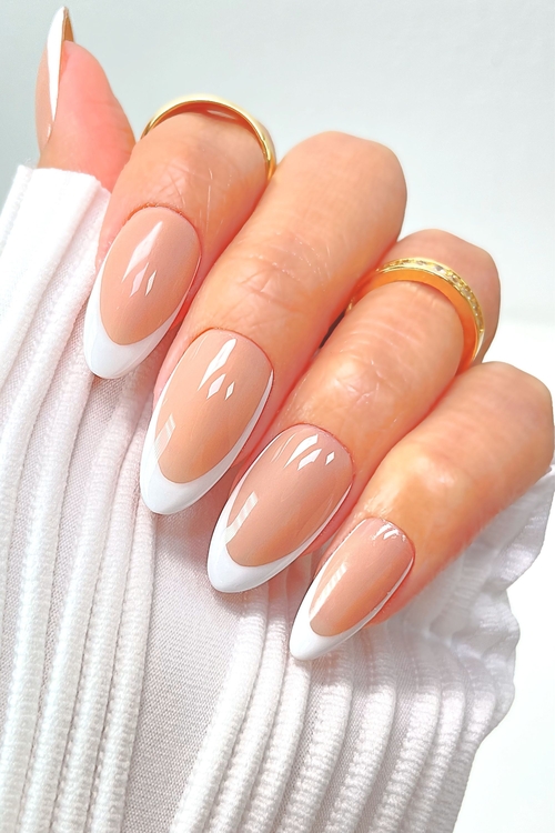 "Classy Luxe" French Manicure Press On Nails Set