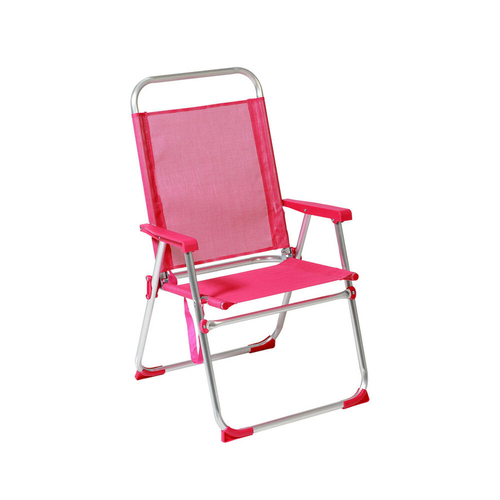 Beach Chair Fuchsia Aluminium 22 mm 52 x 56 cm (52 x 56 x 92 cm)