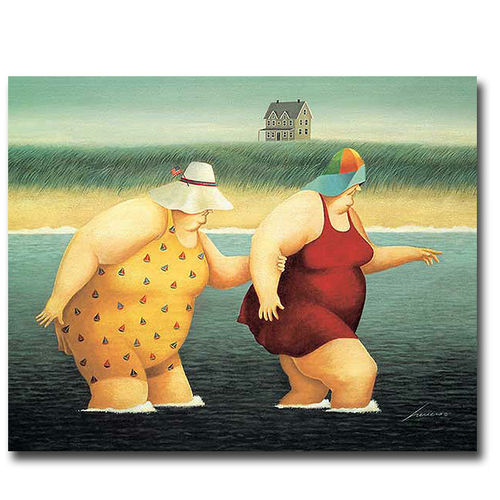 Artistic Home Gallery 1620U473IG Judy & Marge by Lowell Herrero Premiu