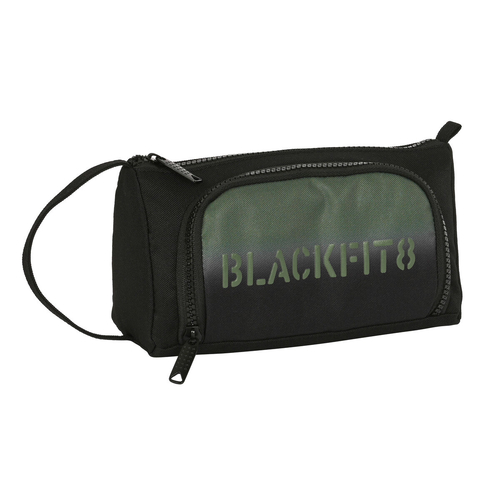 School Case with Accessories BlackFit8 Gradient Black Military green