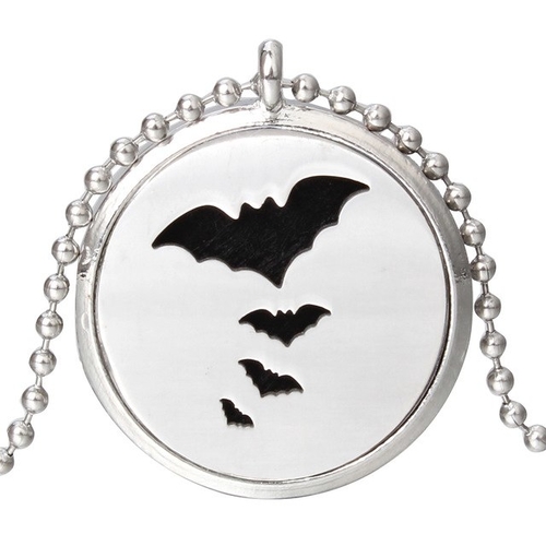 New Bat Aroma Diffuser Necklace 25 Designs Open